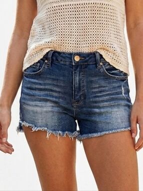 STS Blue Aubrey High Rise women's distressed cut-off jean shorts size 31